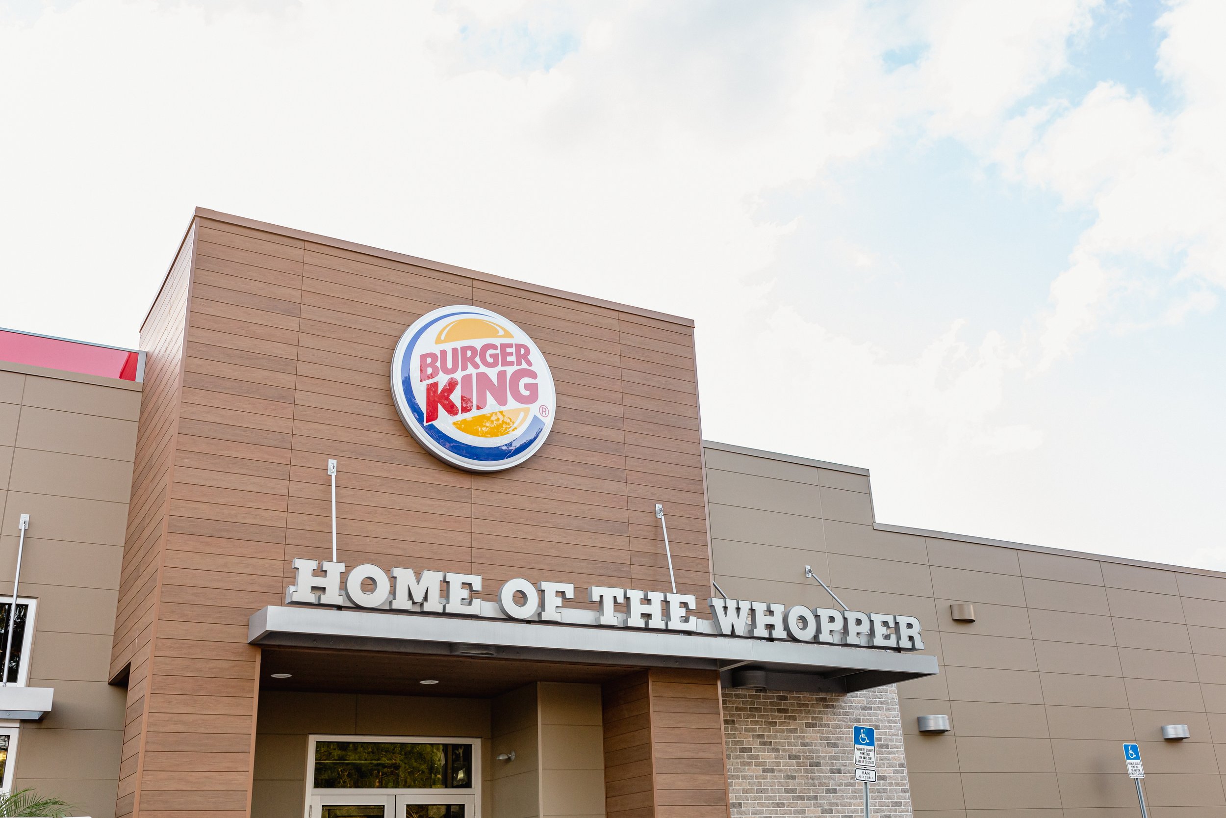 Burger King restaurant exterior in Ruskin, Florida